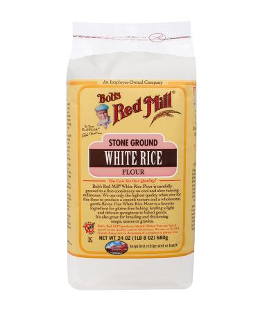 Bob's Red Mill Gluten Free White Rice Flour 24 oz - 4 Pack | Premium Quality - Buy Online on GoSupps.com