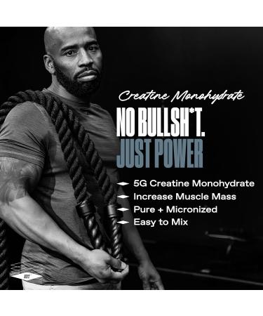 ONE of ONE Creatine Monohydrate Powder Pure Micronized Creatine for Muscle Growth, Strength & Recovery Unflavored, No Fillers, Keto & Vegan-Friendly Unflavored, 80 Servings - Buy Online on GoSupps.com