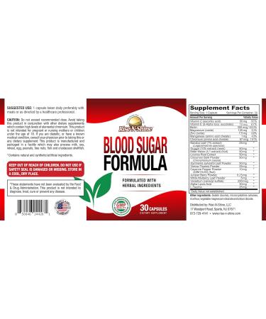 Rise-N-Shine Blood Sugar Formula with Cinnamon Gymnema Sylvestre Banaba Guggul and More 30 Capsules - Buy Online on GoSupps.com