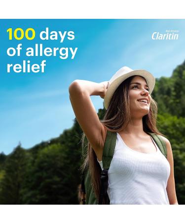 Claritin 24hr Non-Drowsy Allergy Medicine - Loratadine Antihistamine Liqui-Gels - 100 Total Liqui-Gels - Buy Online on GoSupps.com