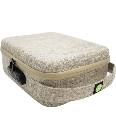 SMELL PROOF BAG with Combination Lock - The Silverton by STASHLOGIX (Large-Tan) - Buy Online on GoSupps.com