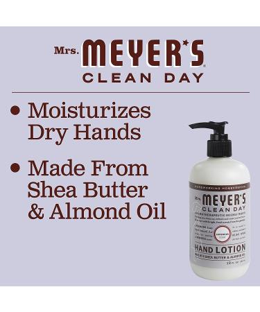 Mrs. Meyer's Lavender Hand Lotion - Non-Greasy Moisturizer for Dry Hands, 12 oz - Buy Online on GoSupps.com