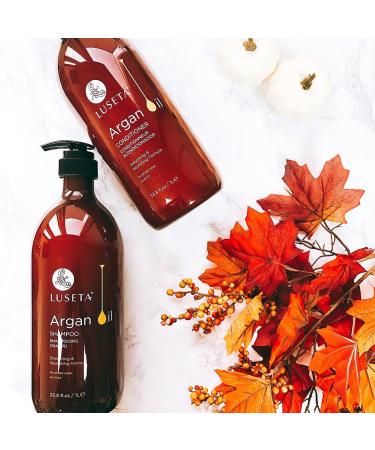 Luseta Argan Oil Moisture & Repair Shampoo & Conditioner Set - 2x33.8oz | International Shipping Available - Buy Online on GoSupps.com