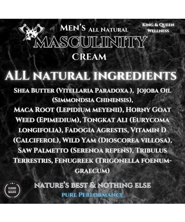 King & Queen Wellness Wild Yam Cream for Men - All Natural Masculinity Support (2 oz) | International Shipping Available - Buy Online on GoSupps.com