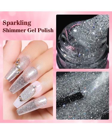AIMEILI Christmas Glitter Gel Nail Polish Set Soak Off UV LED Gel Polish Sparkle Multicolour/Mix Colour/Combo Colour Of 6pcs X 10ml - Gift Kit 29 KIT6-29 1.67 ml (Pack of 6) - Buy Online on GoSupps.com