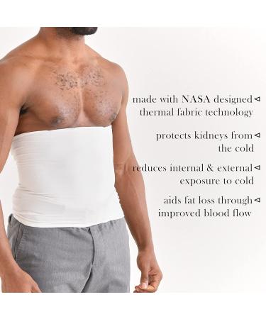 CHARM Thermal Belly Band Haramaki - Men & Women Stomach Warmer Maternal Belt - Navy Blue - Buy Online on GoSupps.com