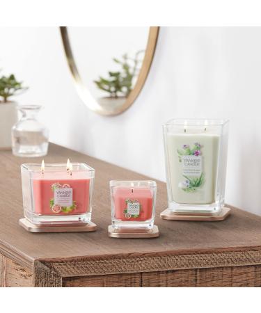 Yankee Candle Glass Wax Jasmine & Pomelo Candle - Square Vessel D cor - Buy Online on GoSupps.com