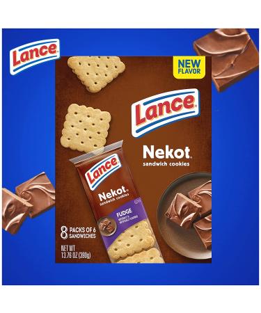Lance Nekot Fudge Sandwich Cookies - 8 Count Box - Buy Online on GoSupps.com