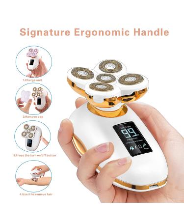 Women's Electric Shaver for Legs and Body - Best Razor for Face, Bikini, and Nose Hair Trimming - Perfect Hair Removal Gift for Women and Men - Buy Online on GoSupps.com