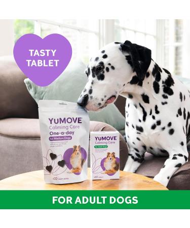 YuMOVE Calming Care for Adult Dogs | Previously YuCALM Dog | Calming Supplement for Dogs who are Stressed or Nervous |60 tablets | Packaging may vary - Buy Online on GoSupps.com