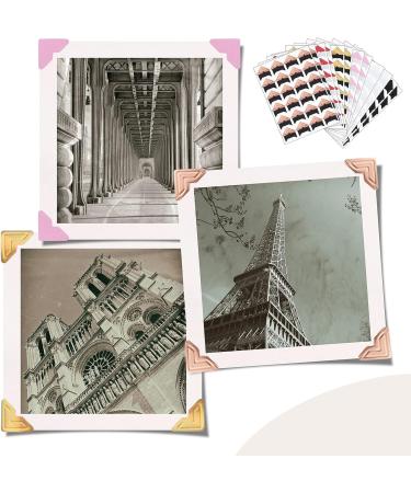 6 Colors 12 Sheets Adhesive Corners for Photos Picture Corners Acid Free Self Adhesive Photo Corners  Self Adhesive Corners Stickers Photo Mounting Corners for DIY Scrapbook Photo Album Journal - Buy Online on GoSupps.com