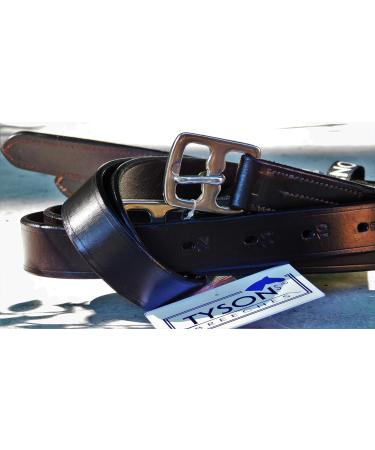 Tyssons Breeches Liz Leather Stirrup Strap Burrings - Ristrock Strass Brown & Black - Sizes 145 155 165 cm - Buy Online on GoSupps.com
