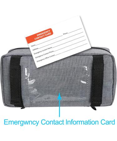 Youshares Insulin Cooling Bag - Portable Cooler for Diabetics | Insulin Pen Travel Pocket | Gray Medication Bag - Buy Online on GoSupps.com