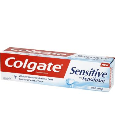 Colgate Sensitive Whitening Toothpaste with Sensifoam 125ml - Pack of 1 - Buy Online on GoSupps.com