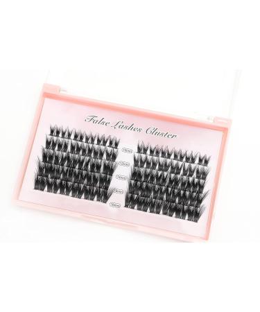 Natural Long Individual False Eyelashes Set | 10-16mm Volume Cluster Lashes for Dramatic Looks | Soft Wide Stem DIY Eyelash Extensions - Buy Online on GoSupps.com