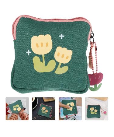 COHEALI Women Sanitary Zipper Storage Bag | Large Capacity Tampon & Pad Organizer | Travel Coin Case - Buy Online on GoSupps.com