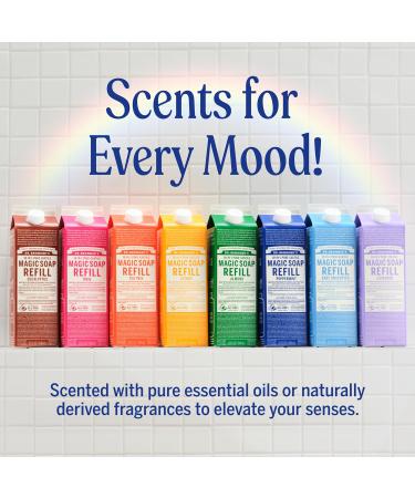 Dr. Bronner's Magic Soap-Pure-Castile Liquid Soap Refill (Tea Tree 32 ounce 2-Pack)-Regenerative Organic Certified Oils For Body Hair Laundry Pets & Dishes Concentrated Vegan Non-GMO Tea Tree 32 Fl Oz (Pack of 2) - Buy Online on GoSupps.com