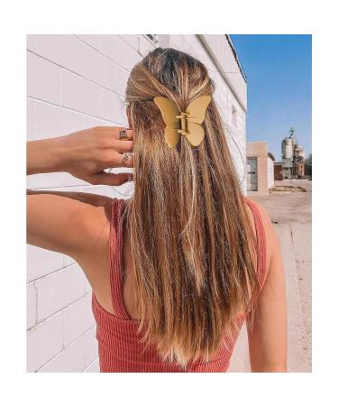 Bmobuo Butterfly Hair Clips - 5Pcs Cute Hair Claw Clips for Women, Y2K Accessories for Thick Hair - Buy Online on GoSupps.com