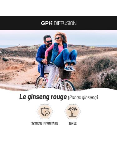 Organic Red Ginseng - 300 mg - 200 Vegetable Capsules - Buy Online on GoSupps.com