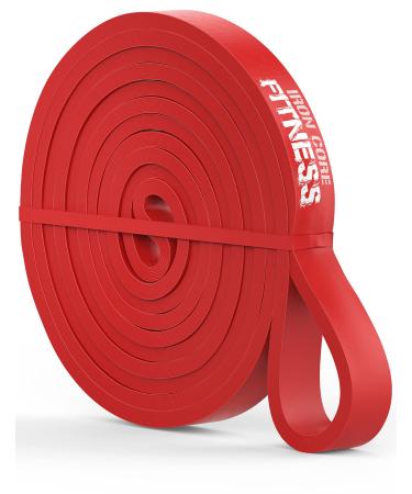 Iron Core Fitness Resistance Bands for Pull Up Assist- Strength Power Flexibility Training at Home or Gym. Ebooks and Workout Chart Included. #2 Red