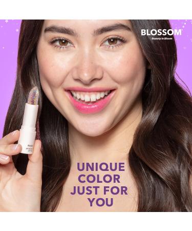 Blossom Lip Gloss Moisturizing pH Lip Balm Color Changing Glitter Sparkle Shimmering Lip Stain Tint 3.5g Moonstone - Buy Online on GoSupps.com