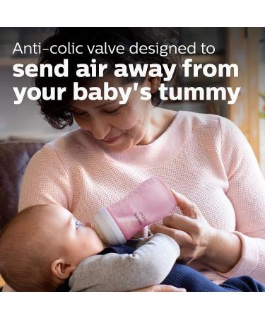 Philips AVENT Natural Baby Bottle Gift Set with Snuggle - Pink SCD838/03 - Buy Online on GoSupps.com