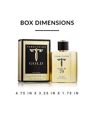 Territoire Eau De Parfum Men's Cologne (Gold 79) - Luxury Scent for Men - Buy Online on GoSupps.com