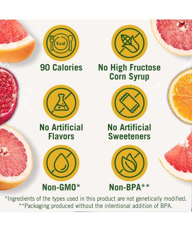 Del Monte Fruit Refreshers Grapefruit & Oranges in Pomegranate Fruit Water, 7 Ounce (Pack of 2) - Sweetened Snack Cup - Buy Online on GoSupps.com