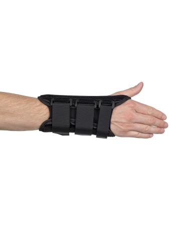 FitPro FP70223 Adjustable Lightweight 8" Wrist Brace - Removable Insert - Small Left - Black - Ideal for Support & Comfort - Buy Online on GoSupps.com