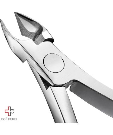 Bo Perel Cuticle Trimmer - Sharp Scissor Nail Clipper Cutter Remover Pedicure - Professional Swiss Precision Manicure Tool for Fingernails and Toenails - Buy Online on GoSupps.com