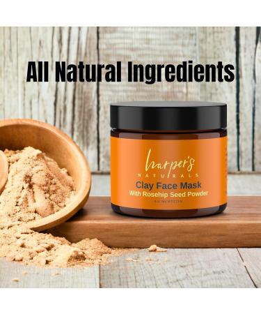 Harper's Naturals Clay Face Mask | Organic Skincare for All Skin Types - International Shipping - Buy Online on GoSupps.com