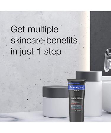 Neutrogena Men's Triple Protect Daily Face Lotion SPF 20 - Pack of 3 - Buy Online on GoSupps.com
