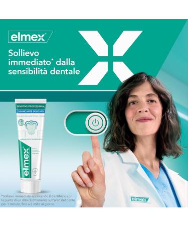 elmex Professional Toothpaste Sensitive Whitening 75ml I Immediately and Durable Relief And Restore Natural White Teeth Whitening Professional Teeth Whitening Teeth Teeth Whitening - Buy Online on GoSupps.com