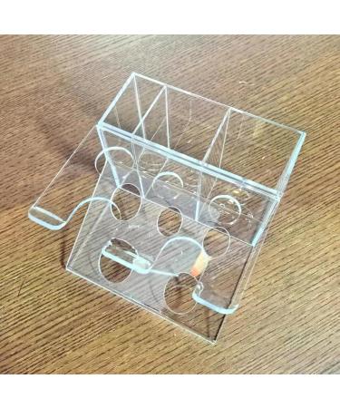 Buy Buerfu Acrylic Razor Holder & Multifunctional Organizer - Shaving Brush Toothbrush & Cosmetic Storage Stand - Buy Online on GoSupps.com