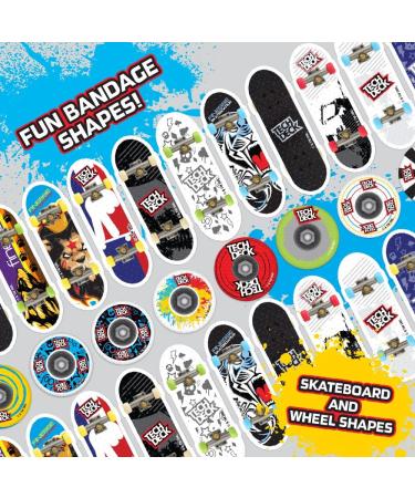 Tech Deck Kids Adhesive Bandages 100 ct - Children's Wearable Antibacterial Bandages for Cuts, Scrapes, Burns - Easter Basket Stuffer for Kids & Toddlers - Buy Online on GoSupps.com