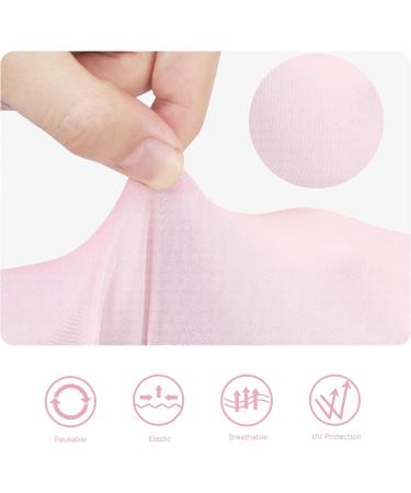 Arqumi UV Gel Nail Dryer Gloves - 2 Pairs | Anti-UV Protection for Gel Manicures | Fingerless Pink UV Gloves - Buy Online on GoSupps.com