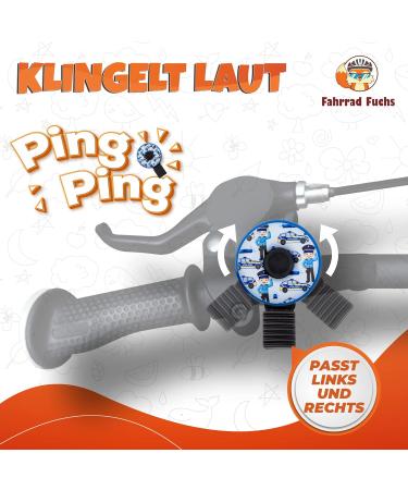 Shop Fun Bicycle Bells for Kids - Police & Blue Designs for Boys | Children's Bike Accessories - Buy Online on GoSupps.com