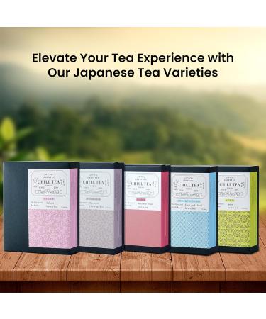  CHILL TEA Tokyo CHILL TEA Tokyo Ginger and Lemon Tea - 100% Japanese Loose Leaf Green Tea - 100% Plastic-Free Bags - Spicy and Lemon Flavor (30 Bags) - Buy Online on GoSupps.com