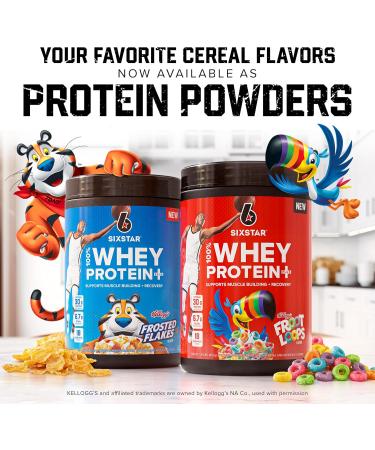 Six Star Whey Protein Powder Plus - Muscle Building Recovery & Immune Support | Froot Loops Flavor | 1.8lb | Shop Now - Buy Online on GoSupps.com
