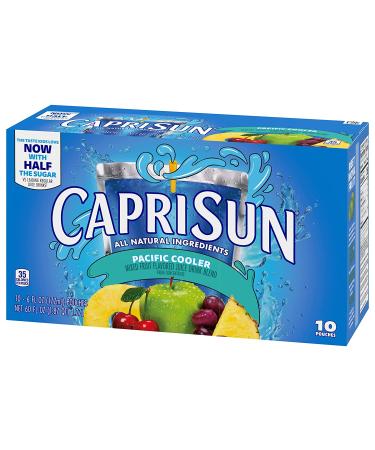 Capri Sun Pacific Cooler Mixed Fruit Kids Juice Drink Blend - 10 Pack, 6 fl oz Pouches - Buy Online on GoSupps.com