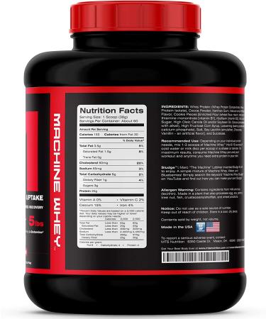 MTS Machine Whey Protein (5lbs  Cookies & Cream) - Buy Online on GoSupps.com