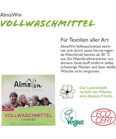 AlmaWin Detergent for Washing Machine in dust 19Â WashesÂ  Â 1080Â Gr - Buy Online on GoSupps.com