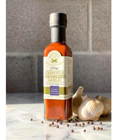 Weymouth 51 Chipotle Sauce - Chipotle Caramelised Garlic with Kampot Peppercorn Vegan Hot Sauce - 220ml - Buy Online on GoSupps.com
