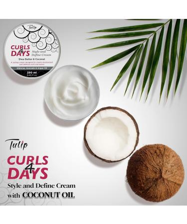 Buy TULIP CURLS 4 Days Hair Style & Define Cream 250ml - International Shipping Available - Buy Online on GoSupps.com