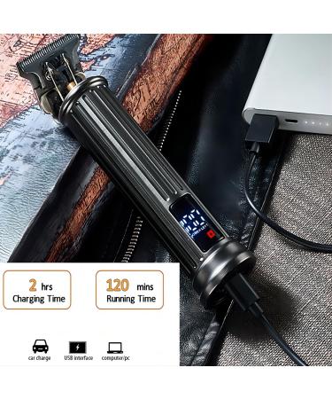 Roziapro Hair Clippers for Men - T Blade Trimmer Professional Waterproof Cordless Beard Trimmer for Hair Cutting & Barber Supplies - Buy Online on GoSupps.com