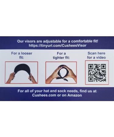 Cushees Slip-On Visor 733 Denim - Buy the Best Online at Cushees.com - Buy Online on GoSupps.com