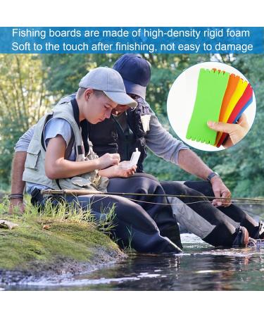 Maotrade 20 Pcs Winding Fishing Cord Foam Plate 6x14 cm - Pre-Winder Wire Fishing Board Accessories (Random Color) - Buy Online on GoSupps.com