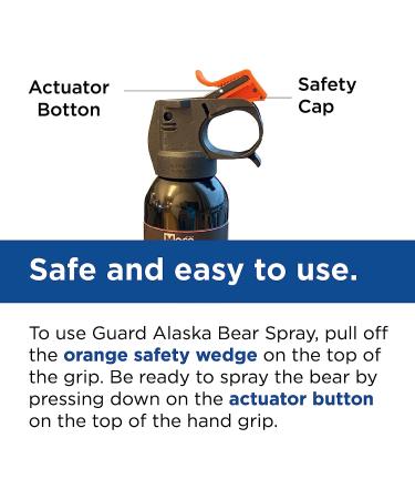 Personal Security Products Mace Brand Guard Alaska Maximum Strength Bear Spray  20 Powerful Pepper Spray  Mace Spray Self-Defense for Hiking, Camping, and Other Outdoor Activities, Made in USA - Buy Online on GoSupps.com