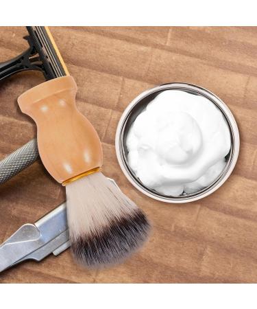Frcolor Set: Stainless Steel Shaving Foam Brush Razor Brush & Holder Premium Shaving Essentials for Men - Buy Online on GoSupps.com