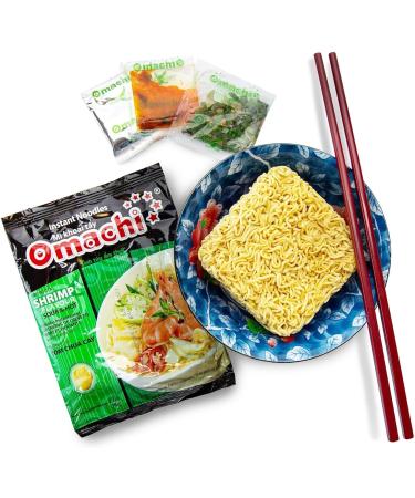 CHINSU OMACHI Instant Noodles with Potato Flavor Made with Natural Ingredients Vietnamese Specialty Spicy Sweet and Sour Shrimp Pack of 5 400 g - Buy Online on GoSupps.com
